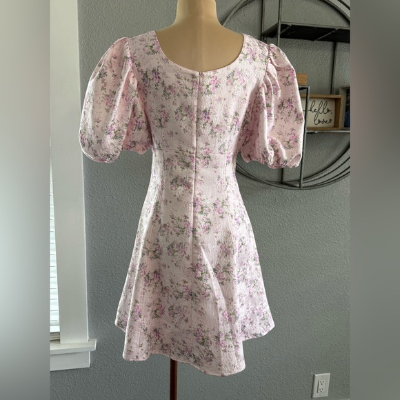 Tuckernuck Hyacinth House Ella Jacquard Mini Dress Size Small - Picture 3 of 6